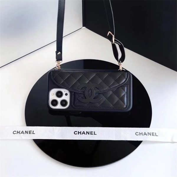 Chanel シャネルブランドiphone 16 14 plus 15 pro maxケースハイブランド アイフォン16 15 14+ 13 pro max レディースメンズ激安iphone 16/14 pro/15 pro max xs/8/7 plusカバー ストラップ付 カード入れセレブ愛用全機種対応ハイブランドケース パロディ
