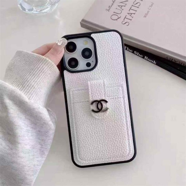 Chanel シャネルブランドiphone 16 17 pro 15 plus 16 pro maxケースiphone 17Pro/16/14 pro/15 pro max 16 plus カバー ストラップ付 カード入れiphone16 17 pro air 14 15 16 plusケースカバースタンド付きiphone17 air 16 15 14/13 pro max スマホケース コピー