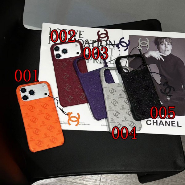 Chanel シャネルブランドiphone 16 17 pro 15 plus 16 pro maxケースiphone 17Pro/16/14 pro/15 pro max 16 plus カバー ストラップ付 カード入れセレブ愛用全機種対応ハイブランドケース パロディiphone17 air 16 15 14/13 pro max スマホケース コピー