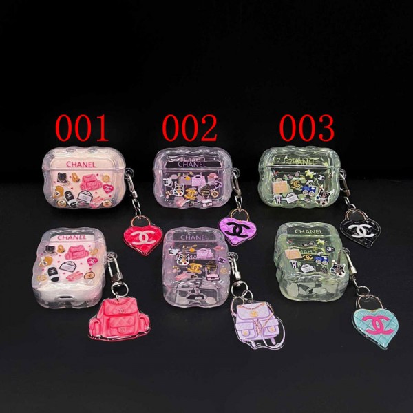Chanel シャネルハイブランド AirPods4 3 pro3 2ケースストラップ airpods4カバー 耐衝撃 エアーポッズ4プロ2ケース 激安 ブランド エアーポッズ4 プロ2 3/2/1ケースブランド AirPods 4/3 Pro2/proケース メンズレディーズ