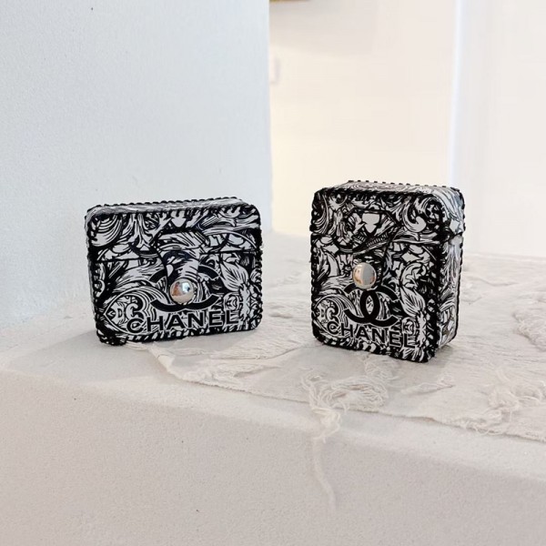 Chanel シャネルハイブランド AirPods4 3 pro3 2ケースストラップ airpods4カバー 耐衝撃 エアーポッズ4プロ2ケース 激安 ブランド エアーポッズ4 プロ2 3/2/1ケースブランド AirPods 4/3 Pro2/proケース メンズレディーズ