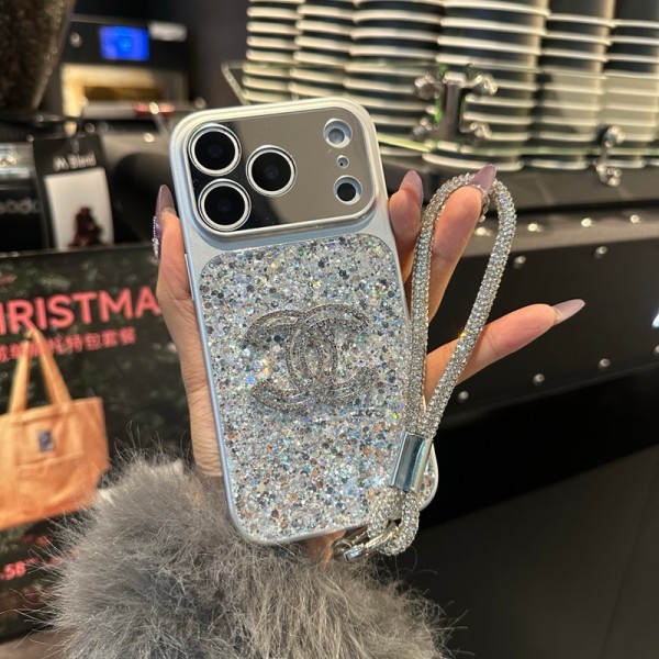 Chanel シャネルブランドiphone 16 17 pro 15 plus 16 pro maxケースおしゃれiphone 17 air 16  pro max 15 14 13 12 ケース 手帳型バッグ型iphone 17Pro/16/14 pro/15 pro max 16 plus カバー ストラップ付 カード入れセレブ愛用全機種対応ハイブランドケース パロディ