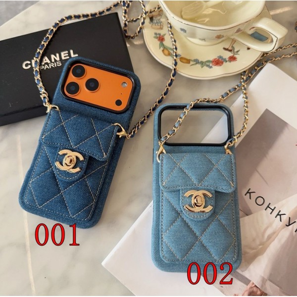 Chanel シャネルブランドiphone 16 17 pro 15 plus 16 pro max 17eケースiphone 17Pro/16/14 pro/15 pro max 16 plus 17 17eカバー ストラップ付 カード入れセレブ愛用全機種対応ハイブランドケース パロディiphone17 air 16 15 14/13 pro max 17スマホケース コピー