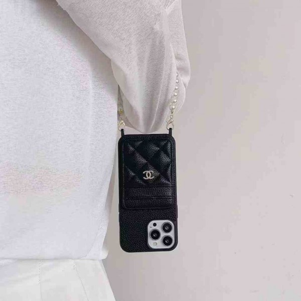 Chanel シャネルiphone 17Pro/16/14 pro/15 pro max 16 plus 17 17eカバー ストラップ付 カード入れiphone16 17 pro air 14 15 16 plus 17ケースカバースタンド付きセレブ愛用全機種対応ハイブランドケース パロディiphone17 air 16 15 14/13 pro max 17スマホケース コピー