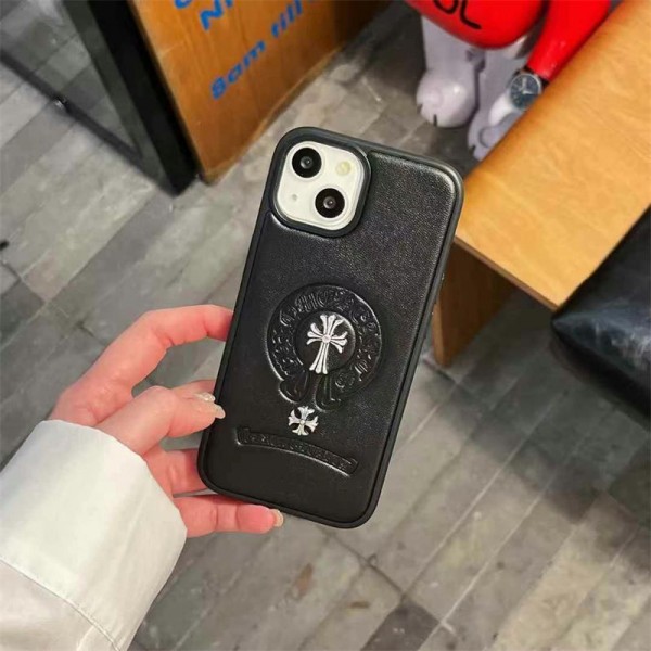 クロムハーツ Chrome Heartsハイブランド アイフォン16 plus15 14+ 16 17pro max レディースメンズ激安おしゃれiphone 17 16  pro max 15 14 13 12 ケース 手帳型バッグ型iphone 17Pro/16/14 pro/15 pro max 16 plus カバー ストラップ付 カード入れセレブ愛用全機種対応ハイブランドケース パロディ