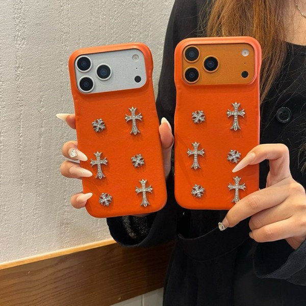 クロムハーツ Chrome Heartsブランドiphone 16 17 pro 15 plus 16 pro maxケースiphone16 17 pro air 14 15 16 plusケースカバースタンド付きセレブ愛用全機種対応ハイブランドケース パロディiphone17 air 16 15 14/13 pro max スマホケース コピー