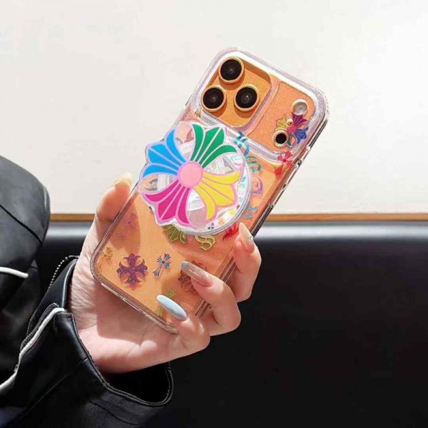 クロムハーツ Chrome Heartsおしゃれiphone 17 air 16  pro max 15 14 13 12 ケース 手帳型バッグ型iphone 17Pro/16/14 pro/15 pro max 16 plus カバー ストラップ付 カード入れiphone16 17 pro air 14 15 16 plusケースカバースタンド付きセレブ愛用全機種対応ハイブランドケース パロディ