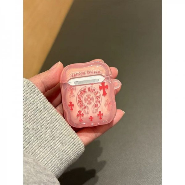 クロムハーツ Chrome Heartsハイブランド AirPods4 3 pro3 2ケースストラップ airpods4カバー 耐衝撃 エアーポッズ4プロ2ケース 激安 ブランド エアーポッズ4 プロ2 3/2/1ケースブランド AirPods 4/3 Pro2/proケース メンズレディーズ