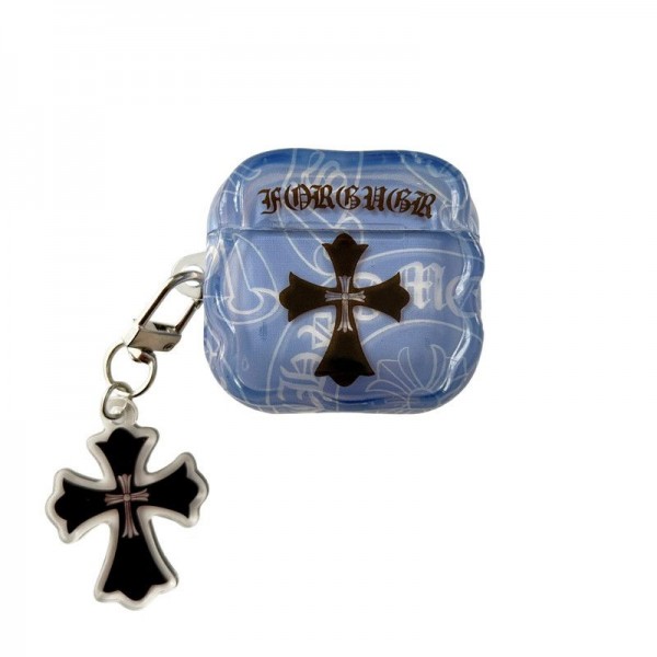 クロムハーツ Chrome Heartsハイブランド AirPods4 3 pro3 2ケースストラップ airpods4カバー 耐衝撃 エアーポッズ4プロ2ケース 激安 ブランド エアーポッズ4 プロ2 3/2/1ケースブランド AirPods 4/3 Pro2/proケース メンズレディーズ