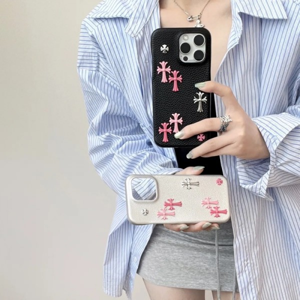 クロムハーツ Chrome Heartsハイブランド アイフォン16 plus15 14+ 16 17pro max カバーレディースメンズ激安おしゃれiphone 17 air 16  pro max 15 14 13 12 ケース 手帳型バッグ型セレブ愛用全機種対応ハイブランドケース パロディiphone17 air 16 15 14/13 pro max スマホケース コピー