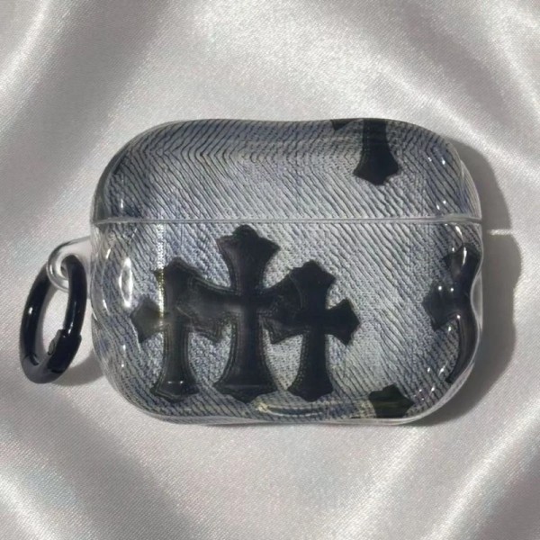 クロムハーツ Chrome Heartsハイブランド AirPods4 3 pro3 2ケースストラップ airpods4カバー 耐衝撃 エアーポッズ4プロ2ケース 激安 ブランド エアーポッズ4 プロ2 3/2/1ケースブランド AirPods 4/3 Pro2/proケース メンズレディーズ