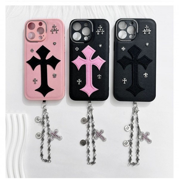 クロムハーツ Chrome Hearts ブランドiphone 16 17 pro 15 plus 16 pro maxケースハイブランド アイフォン16 plus 15 14+ 16 17pro max カバーレディースメンズ激安iphone 17Pro/16/14 pro/15 pro max 16 plus カバー ストラップ付 カード入れ韓国風セレブ愛用 iphone 16 15 17 air アイフォン17 16 15 14 13pro maxケース ジャケットスマホケース コピー