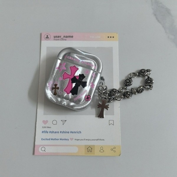 クロムハーツ Chrome Heartsハイブランド AirPods4 3 pro3 2ケースストラップ airpods4カバー 耐衝撃 エアーポッズ4プロ2ケース 激安 ブランド エアーポッズ4 プロ2 3/2/1ケースブランド AirPods 4/3 Pro2/proケース メンズレディーズ