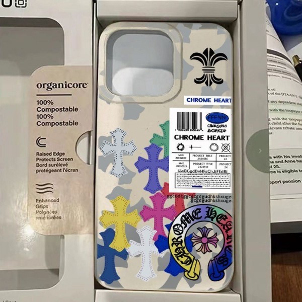 クロムハーツ Chrome Heartsブランドgalaxy s26plus s24 s25 ultraケースiphone17pro max/16 15/14 pro galaxy s26 + s25 ultra s24 plusカバー ストラップ付 カード入れ韓国風セレブ愛用 ギャラクシーs26 s24 s23 ultra s25 アイフォン16 15 14 17pro max airケース ジャケットスマホケース コピーセレブ愛用全機種対応