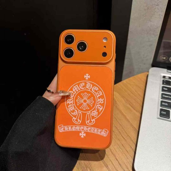 クロムハーツ Chrome Heartsハイブランド アイフォン16 plus15 14+ 16 17pro max カバーレディースメンズ激安iphone 17Pro/16/14 pro/15 pro max 16 plus カバー ストラップ付 カード入れiphone16 17 pro air 14 15 16 plusケースカバースタンド付きセレブ愛用全機種対応ハイブランドケース パロディ