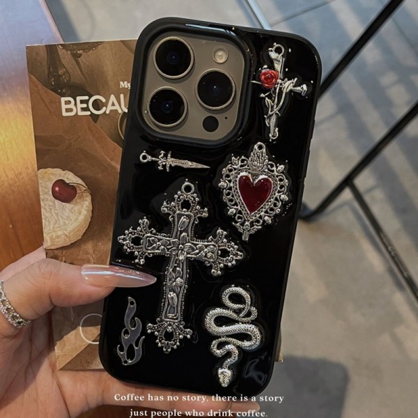 クロムハーツ Chrome Heartsブランドiphone 16 17 pro 15 plus 16 pro maxケースおしゃれiphone 17 air 16  pro max 15 14ケース 手帳型バッグ型iphone 17Pro/16/14 pro/15 pro max 16 plus カバー ストラップ付 カード入れiphone17 air 16 15 14/13 pro max スマホケース コピー