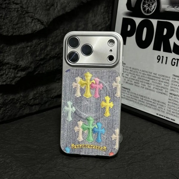 クロムハーツ Chrome Heartsおしゃれiphone 17 air 16  pro max 15 14ケース iphone 17Pro/16/14 pro/15 pro max 16 plus カバー ストラップ付 カード入れ韓国風セレブ愛用 iphone 16 15 17 air アイフォン17 16 15 14 13pro maxケース ジャケットスマホケース コピーセレブ愛用全機種対応ハイブランドケース パロディ