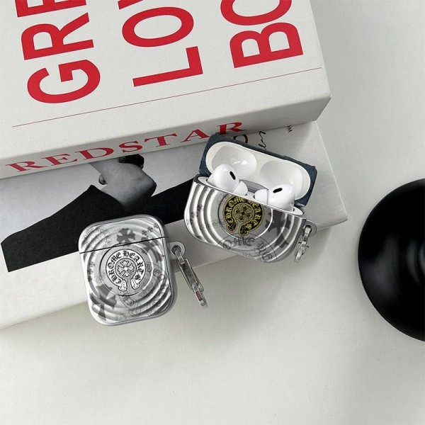 クロムハーツ Chrome Heartsハイブランド AirPods4 3 pro3 2ケースストラップ airpods4カバー 耐衝撃 エアーポッズ4プロ2ケース 激安 ブランド エアーポッズ4 プロ2 3/2/1ケースブランド AirPods 4/3 Pro2/proケース メンズレディーズ