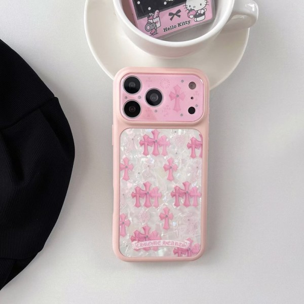 クロムハーツ Chrome Heartsブランドiphone 16 17 pro 15 plus 16 pro max 17eケースiphone 17Pro/16/14 pro/15 pro max 16 plus 17 17eカバー ストラップ付 カード入れiphone16 17 pro air 14 15 16 plus 17ケースカバースタンド付き韓国風セレブ愛用 iphone 17e 16 15 17 air アイフォン17 16 15 14 13pro maxケース 