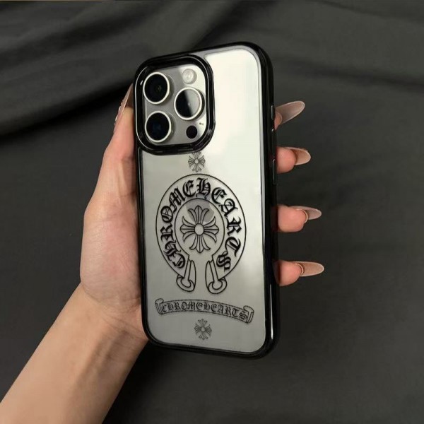 クロムハーツ Chrome Heartsおしゃれiphone 18 17 air 16  pro max 15 14 13 12 17eケース 手帳型バッグ型iphone 18/17Pro/16/14 pro/15 pro max 16 plus 17 17eカバー ストラップ付 カード入れiphone 18pro max/16 17 pro air 14 15 16 plus 17ケースカバースタンド付きセレブ愛用全機種対応ハイブランドケース パロディ