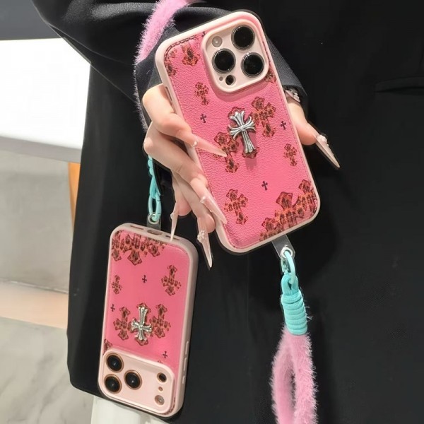 クロムハーツ Chrome Heartsハイブランド アイフォン18pro air 16 plus 15 14+ 16 17pro max カバーレディースメンズ激安iphone 18/17Pro/16/14 pro/15 pro max 16 plus 17 17eカバー ストラップ付 カード入れiphone 18pro max/16 17 pro air 14 15 16 plus 17ケースカバー コピー