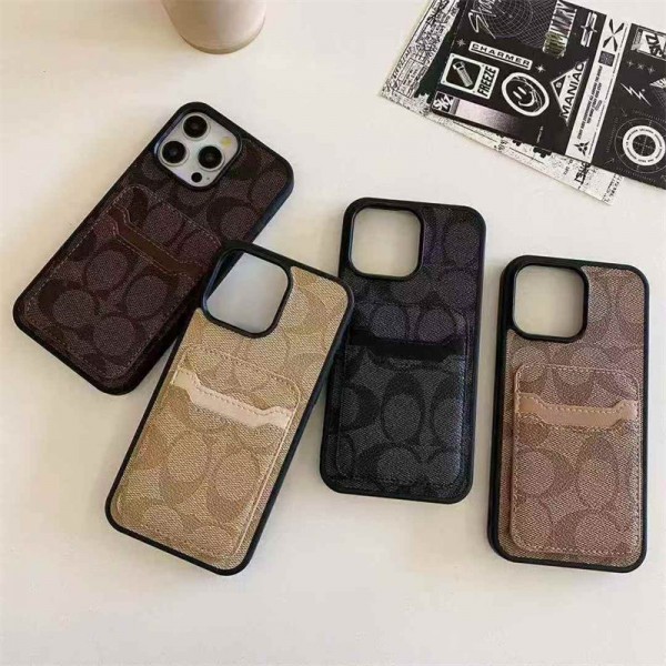 Coach コーチブランドiphone 16 17 pro 15 plus 16 pro maxケースおしゃれiphone 17 air 16  pro max 15 14 13 12 ケース 手帳型バッグ型iphone16 17 pro air 14 15 16 plusケースカバースタンド付きセレブ愛用全機種対応ハイブランドケース パロディ