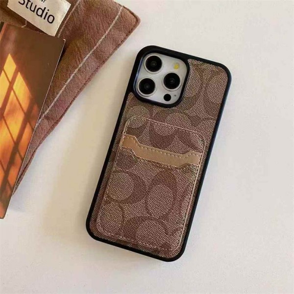 Coach コーチブランドiphone 16 17 pro 15 plus 16 pro maxケースおしゃれiphone 17 air 16  pro max 15 14 13 12 ケース 手帳型バッグ型iphone16 17 pro air 14 15 16 plusケースカバースタンド付きセレブ愛用全機種対応ハイブランドケース パロディ