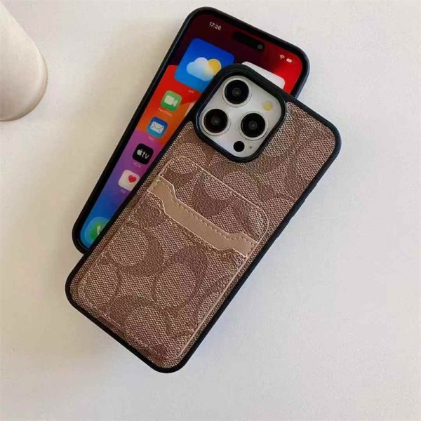 Coach コーチブランドiphone 16 17 pro 15 plus 16 pro maxケースおしゃれiphone 17 air 16  pro max 15 14 13 12 ケース 手帳型バッグ型iphone16 17 pro air 14 15 16 plusケースカバースタンド付きセレブ愛用全機種対応ハイブランドケース パロディ