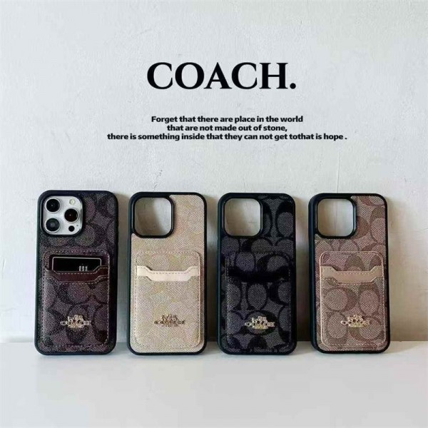 Coach コーチハイブランド アイフォン16 plus15 14+ 16 17pro max カバーレディースメンズ激安おしゃれiphone 17 air 16  pro max 15 14 13 12 ケース 手帳型バッグ型iphone 17Pro/16/14 pro/15 pro max 16 plus カバー ストラップ付 カード入れiphone16 17 pro air 14 15 16 plusケースカバースタンド付き
