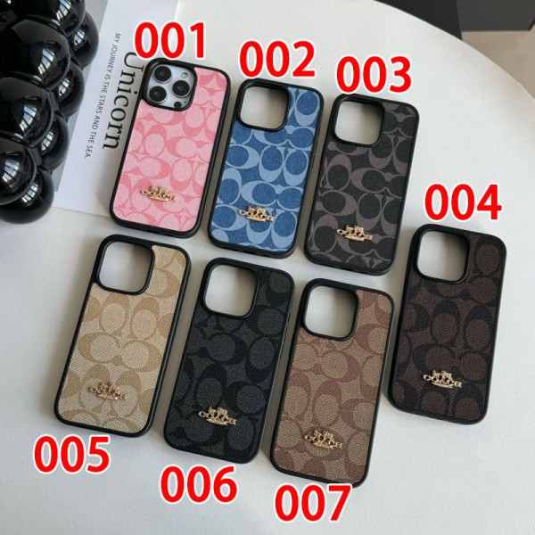 Coach コーチブランドiphone 16 17 pro 15 plus 16 pro maxケースiphone16 17 pro air 14 15 16 plusケースカバースタンド付き韓国風セレブ愛用 iphone 16 15 17 air アイフォン17 16 15 14 13pro maxケース ジャケットスマホケース コピーセレブ愛用全機種対応ハイブランドケース パロディ