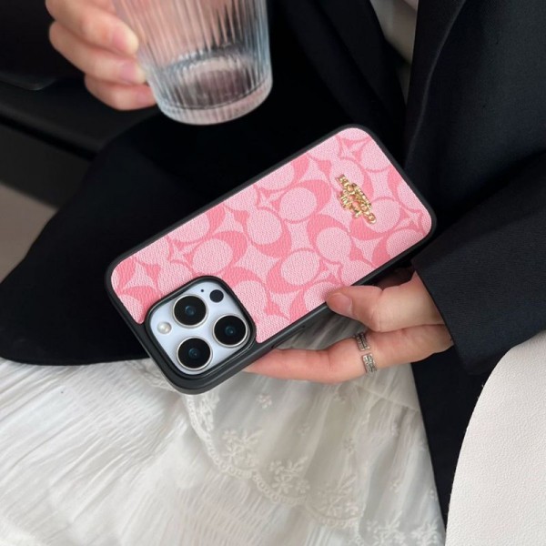 Coach コーチブランドiphone 16 17 pro 15 plus 16 pro maxケースiphone16 17 pro air 14 15 16 plusケースカバースタンド付き韓国風セレブ愛用 iphone 16 15 17 air アイフォン17 16 15 14 13pro maxケース ジャケットスマホケース コピーセレブ愛用全機種対応ハイブランドケース パロディ
