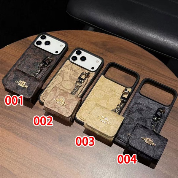 Coach コーチハイブランド アイフォン16 plus15 14+ 16 17pro max カバーレディースメンズ激安iphone 17Pro/16/14 pro/15 pro max 16 plus カバー ストラップ付 カード入れiphone16 17 pro air 14 15 16 plusケースカバースタンド付き韓国風セレブ愛用 iphone 16 15 17 air アイフォン17 16 15 14 13pro maxケース ジャケットスマホケース コピー