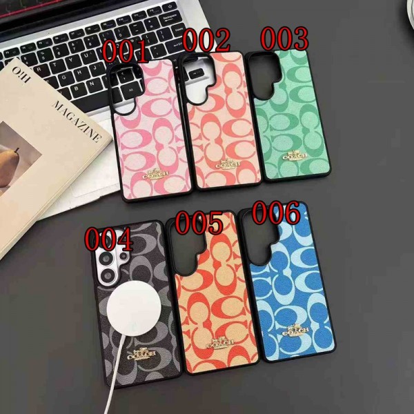 Coach コーチハイブランド アイフォン17air 16  pro max 15 17eギャラクシー s24 ultra s26 s25plus ケースレディースメンズ激安おしゃれgalaxy s26ultra s25+ s24 s23 s22 s21 plus ultra サムソンs24 s25 ultraケース 手帳型バッグ型samsung s25+ s24 plus s26 s23 ultraケースカバースタンド付きコピー