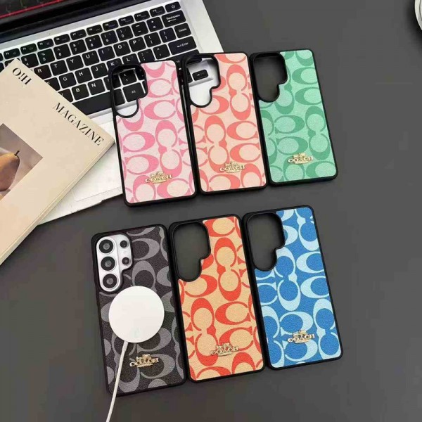 Coach コーチハイブランド アイフォン17air 16  pro max 15 17eギャラクシー s24 ultra s26 s25plus ケースレディースメンズ激安おしゃれgalaxy s26ultra s25+ s24 s23 s22 s21 plus ultra サムソンs24 s25 ultraケース 手帳型バッグ型samsung s25+ s24 plus s26 s23 ultraケースカバースタンド付きコピー