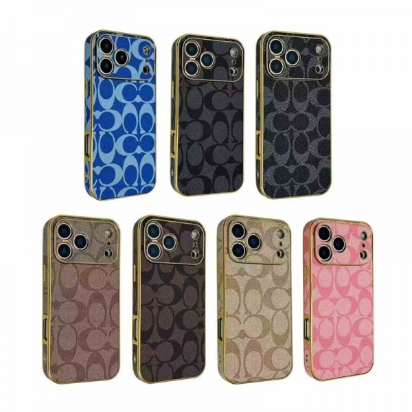 Coach コーチおしゃれiphone 17 air 16  pro max 15 14 13 12 17eケース iphone 17Pro/16/14 pro/15 pro max 16 plus 17 17eカバー ストラップ付 カード入れiphone16 17 pro air 14 15 16 plus 17ケースカバースタンド付き韓国風セレブ愛用 iphone 17e 16 15 17 air アイフォン17 16 15 14 13pro maxケース ジャケットスマホケース コピー