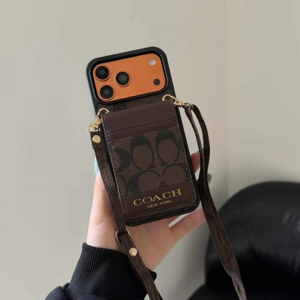 Coach コーチハイブランド アイフォン18pro air 16 plus 15 14+ 16 17pro max カバーレディースメンズ激安おしゃれiphone 18 17 air 16  pro max 15 14 13 12 17eケース 手帳型バッグ型iphone 18/17Pro/16/14 pro/15 pro max 16 plus 17 17eカバー ストラップ付 カード入れiphone 18pro 17 air 16 15 14/13 pro max 17スマホケース コピー