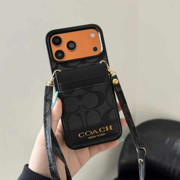 Coach コーチハイブランド アイフォン18pro air 16 plus 15 14+ 16 17pro max カバーレディースメンズ激安おしゃれiphone 18 17 air 16  pro max 15 14 13 12 17eケース 手帳型バッグ型iphone 18/17Pro/16/14 pro/15 pro max 16 plus 17 17eカバー ストラップ付 カード入れiphone 18pro 17 air 16 15 14/13 pro max 17スマホケース コピー
