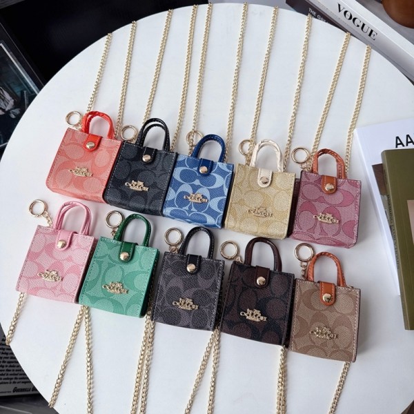 Coach コーチハイブランド AirPods4 3 pro3 2ケースストラップ airpods4カバー 耐衝撃 エアーポッズ4プロ2ケース 激安 ブランド エアーポッズ4 プロ2 3/2/1ケースブランド AirPods 4/3 Pro2/proケース メンズレディーズ