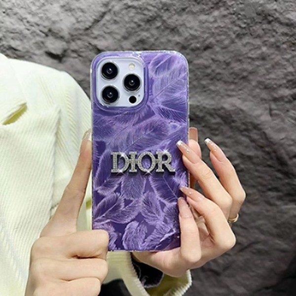 Dior ディオール iphone 16/14 pro/15 pro max xs/8/7 plusカバー ストラップ付 カード入れ韓国風セレブ愛用 iphone 16 15 アイフォン 15 14 13pro maxケース ジャケットスマホケース コピーセレブ愛用全機種対応ハイブランドケース パロディiphone16 15 14/13 pro max スマホケース コピー