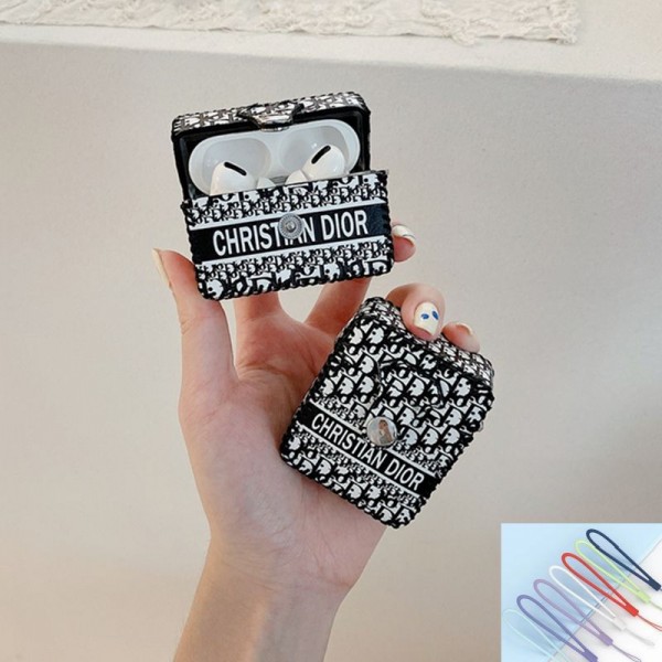 Dior ディオールハイブランド  AirPods4 3 pro3 2ケースストラップ airpods4カバー 耐衝撃 エアーポッズ4プロ2ケース 激安 ブランド エアーポッズ4 プロ2 3/2/1ケースブランド AirPods 4/3 Pro2/proケース メンズレディーズ