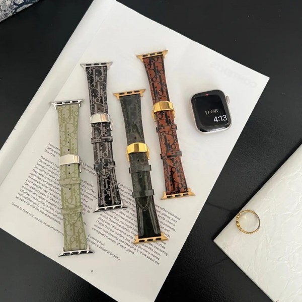 Dior ディオールアップルウォッチ11 Ultra3 se3 10 9 Ultra2 49mmバンドアップルウォッチ11 10 9バンドベルトアップルウォッチ11/se3/10/9/8/7/6/Se2 2025 バンド 38/40/41/42/44/45/46/49cm 女性ビジネスマン用高級Apple Watch 11/10/9/8/7ブランドバンド本革