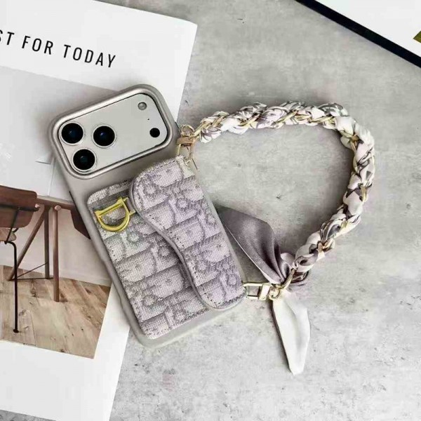 Dior ディオールおしゃれiphone 18 17 air 16  pro max 15 14 13 12 17eケース 手帳型バッグ型iphone 18/17Pro/16/14 pro/15 pro max 16 plus 17 17eカバー ストラップ付 カード入れセレブ愛用全機種対応ハイブランドケース パロディiphone 18pro 17 air 16 15 14/13 pro max 17スマホケース コピー