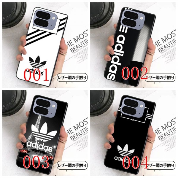 Adidas アディダスハイブランド ギャラクシー fold8 ultra/7/6 5 カバーケースレディースメンズ激安折り畳み可 iPhone ultra 折りたたみケース 革製韓国風セレブ愛用 サムソン z flip 8 7 6 5 4ケース グーグル ピクセルPro 11 10 9 foldスマホケース コピーセレブ愛用全機種対応ハイブランドケース パロディ