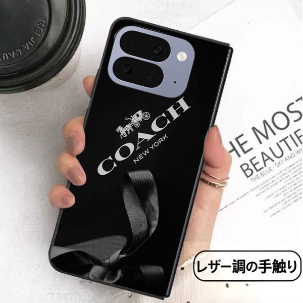 Coach コーチブランドgalaxy z flip 8 7 6 5 4 fold5 6 7 8 2026ケースグーグル ピクセルPro 11 10 9 foldケースカバースタンド付きセレブ愛用全機種対応ハイブランドケース パロディgalaxy z fold 8 7 6 5 4 3スマホケース コピー