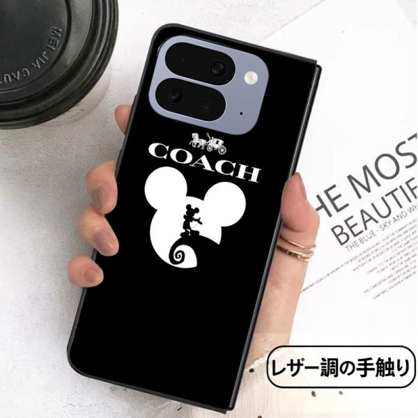 Coach コーチブランドgalaxy z flip 8 7 6 5 4 fold5 6 7 8 2026ケースグーグル ピクセルPro 11 10 9 foldケースカバースタンド付きセレブ愛用全機種対応ハイブランドケース パロディgalaxy z fold 8 7 6 5 4 3スマホケース コピー