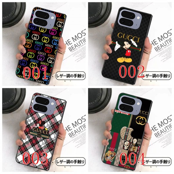 Gucci グッチブランドiPhone ultra 折り畳みケースギャラクシー z fold 8 7 6 5 4ケース 革製galaxy flip 8 7 6 5 4ケースカバースタンド付き Google Pixel Pro 11 10 9 foldスマホケース コピー