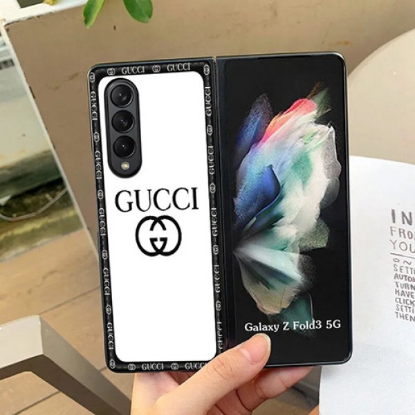 GUCCI/グッチハイブランド上品カバーGalaxy zflip 5/Z Fold 2/3/4 5ケース シンプル型ギャラクシー ゼット Z フリップ保護ケース人気モノグラム折畳み F7000ギャラクシー Z Flip/Z Foldスマホケース 質感花柄 Flip フォールド Fold カバー芸能人愛用メンズレデイーズ 