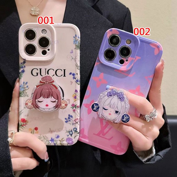 Gucci グッチ  Lv ルイヴィトン iphone 14 15 plusケースカバースタンド付き韓国風セレブ愛用 iphone 15 アイフォン 15 14 13pro maxケース ジャケットスマホケース コピーセレブ愛用全機種対応ハイブランドケース パロディiphone14/13 pro max スマホケース コピー