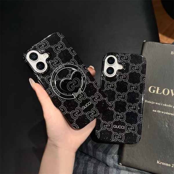 Gucci グッチブランドiphone 16 17 pro 15 plus 16 pro maxケースiphone 17Pro/16/14 pro/15 pro max 16 plus カバー ストラップ付 カード入れセレブ愛用全機種対応ハイブランドケース パロディiphone17 air 16 15 14/13 pro max スマホケース コピー
