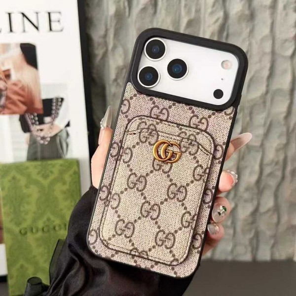 Gucci グッチiphone 17Pro/16/14 pro/15 pro max 16 plus カバー ストラップ付 カード入れiphone16 17 pro air 14 15 16 plusケースカバースタンド付き韓国風セレブ愛用 iphone 16 15 17 air アイフォン17 16 15 14 13pro maxケース ジャケットスマホケース コピーセレブ愛用全機種対応ハイブランドケース パロディ